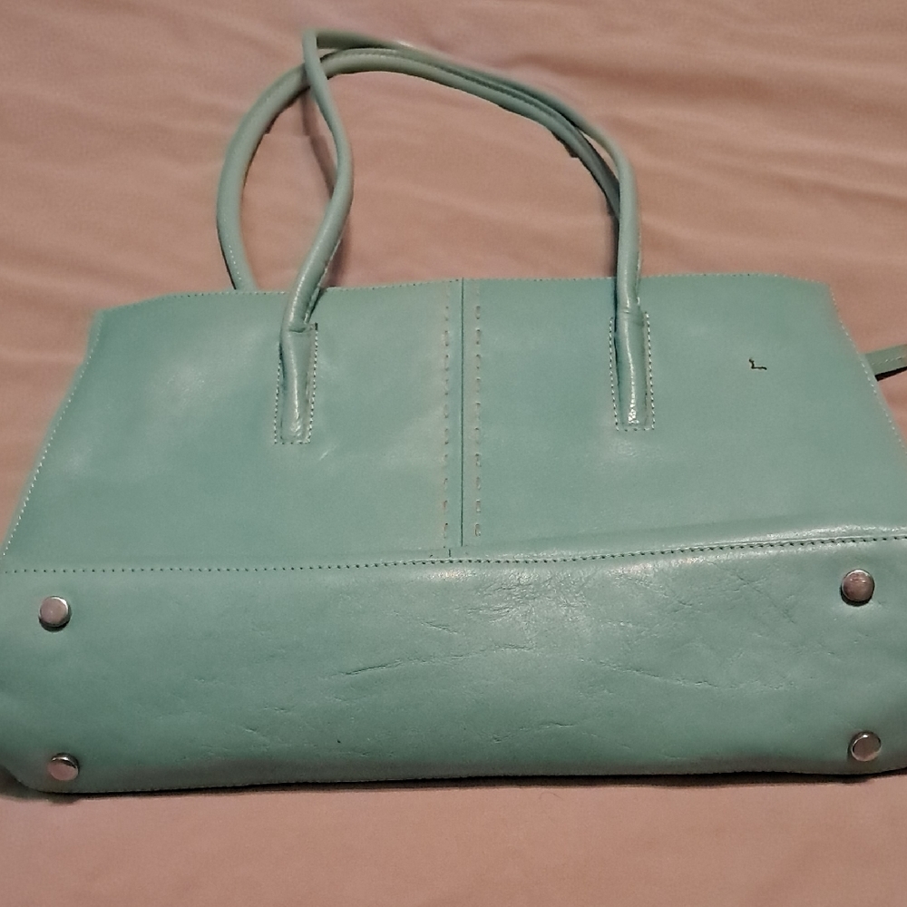 Wilson's Leather  Mint Green Handbag, Tote Style